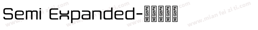 Semi Expanded字体转换